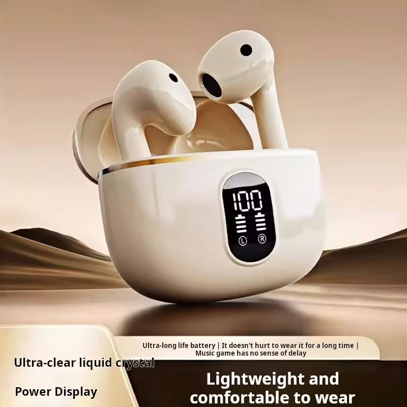 True Wireless Earphone HIFI Stereo Sound Bluetooth Headphones Power Display Earbuds For IPhone Xiaomi Samsung Headset Cable
