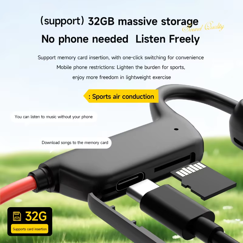 X1PRO New Bluetooth Earphones Non in Ear Running Sports Waterproof Ear Hanging Long Range Bass Earphones