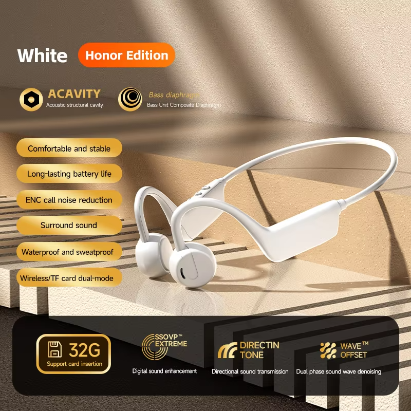 X1PRO New Bluetooth Earphones Non in Ear Running Sports Waterproof Ear Hanging Long Range Bass Earphones