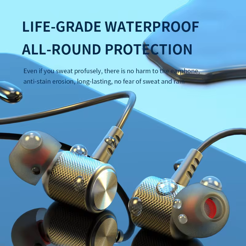 Wireless Headphones Bluetooth 5.0 Neckband Earphones HiFi 9D Stereo Sports Headset Waterproof Magnetic Earbuds For iPhone