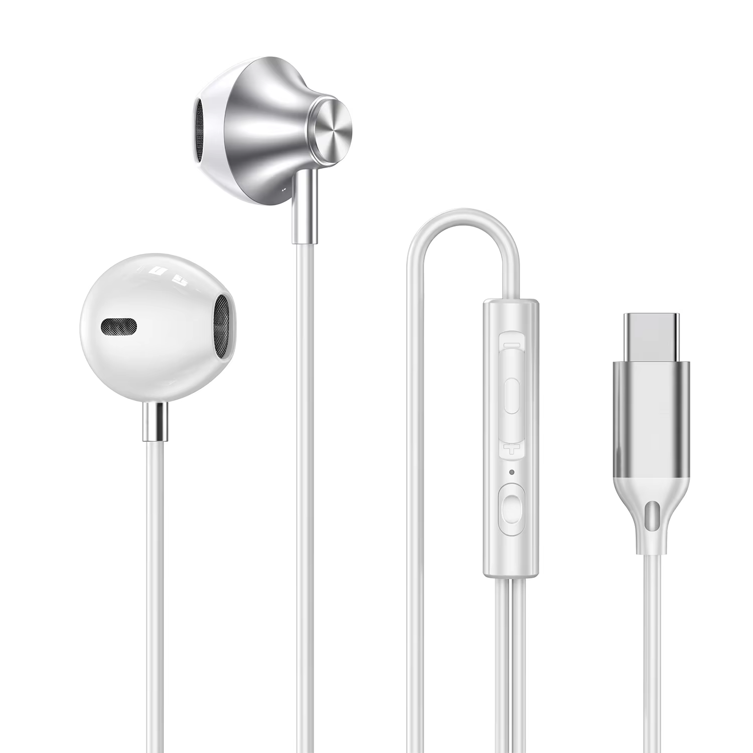 Type C Wired Headphones In Ear Earphones HiFi Surround Sound USB C Earbuds Headset For Samsung Galaxy S26 S25 S24 S23 S22 Ultra