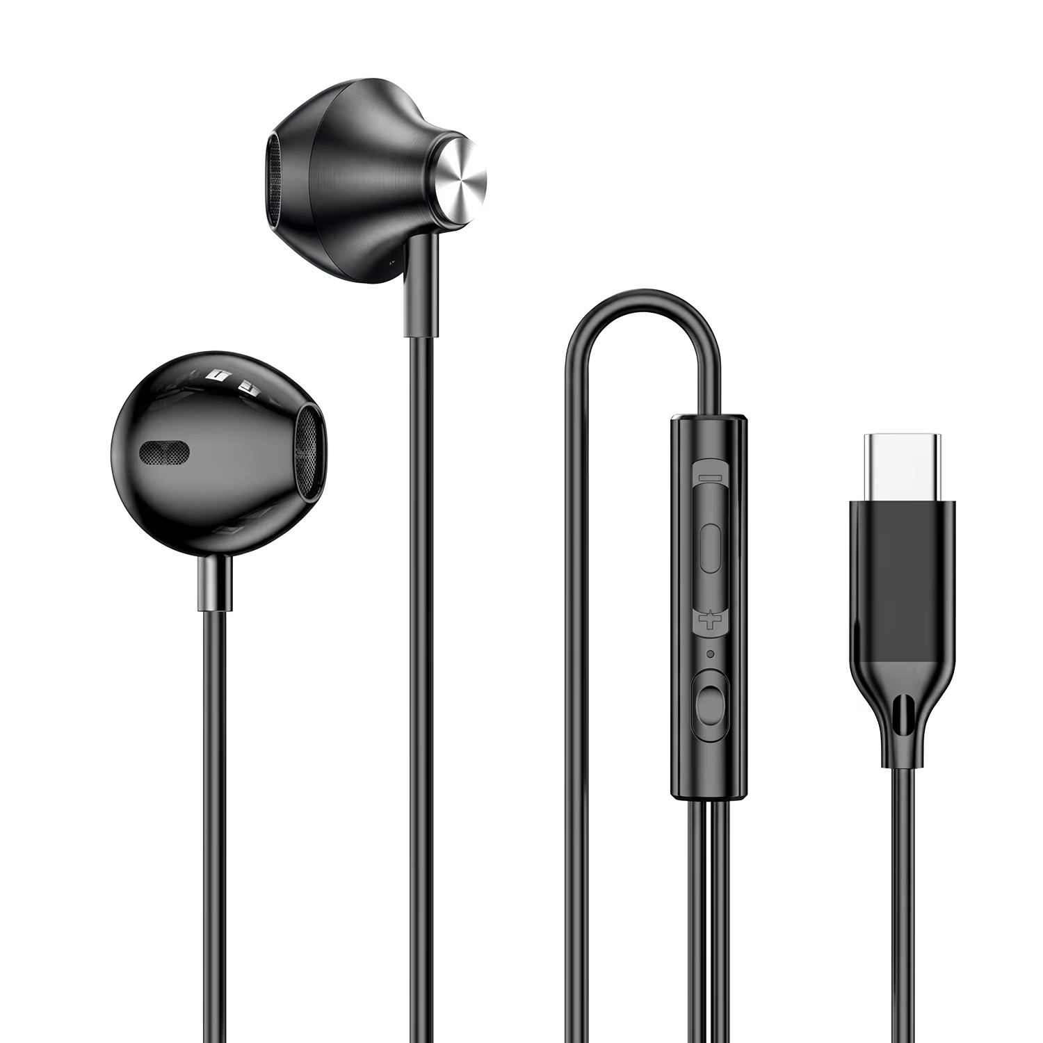 Type C Wired Headphones In Ear Earphones HiFi Surround Sound USB C Earbuds Headset For Samsung Galaxy S26 S25 S24 S23 S22 Ultra